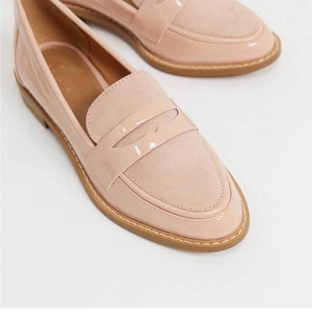 ASOS Design Pink Loafers Size 8